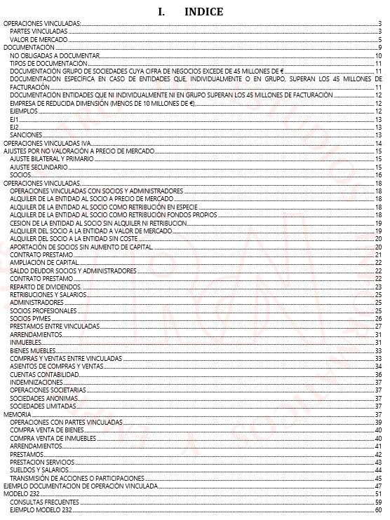 Curso Monográfico Operaciones Vinculadas en la Empresa